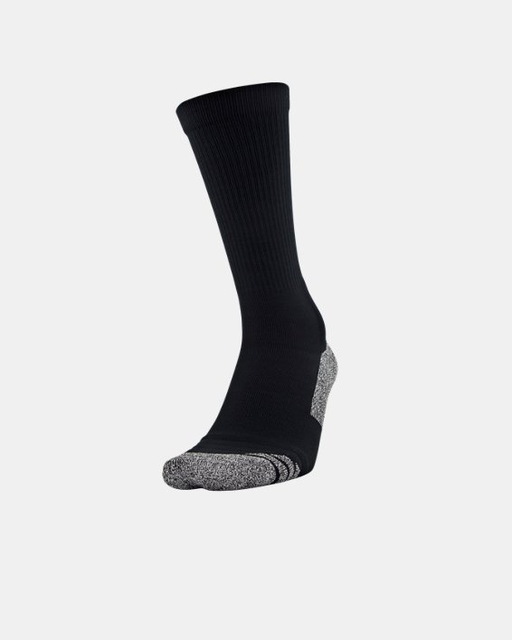 Unisex UA ArmourGrip™ Crew Socks, Black, pdpMainDesktop image number 2
